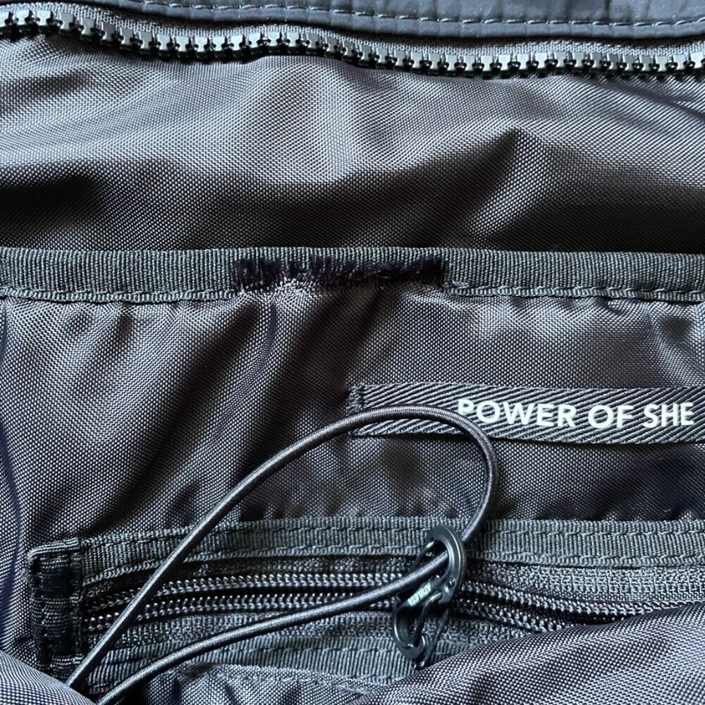 Athleta All About Tote Bag Black Nylon Lightweight Gym Travel Tote - Picture 8 of 10